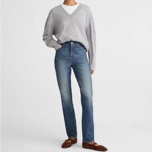 Madewell Denim Straight Leg Jeans in Light Blue